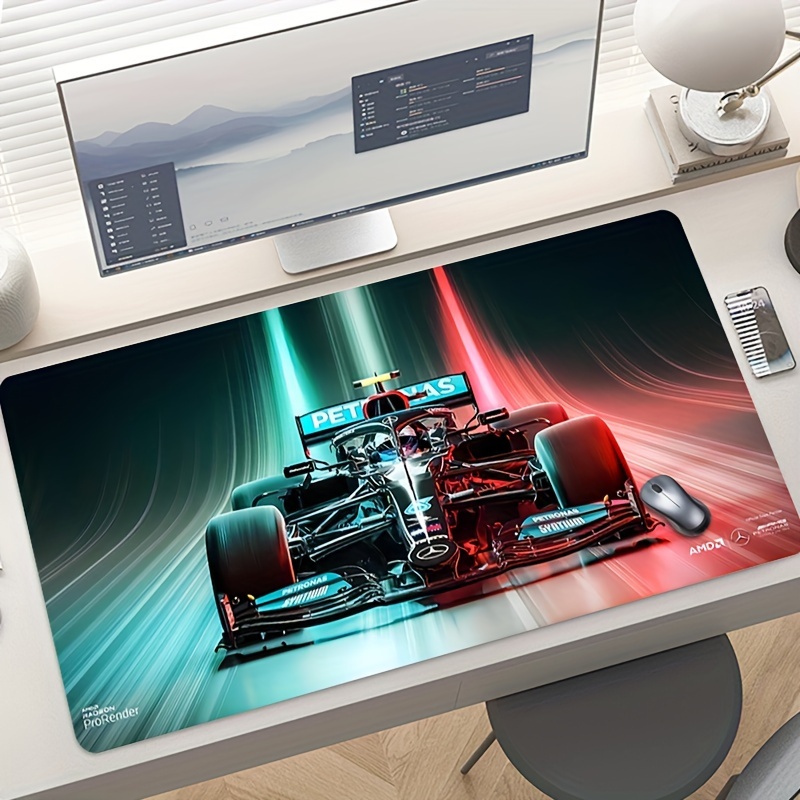 

Formula Racing Car Large Extended Gaming Mouse Pad With Premium-textured Rubber Base, Water-resistant And Non-slip Desk Mat For Pc Accessories, Office & Home – Ideal Gift For Racing Fans