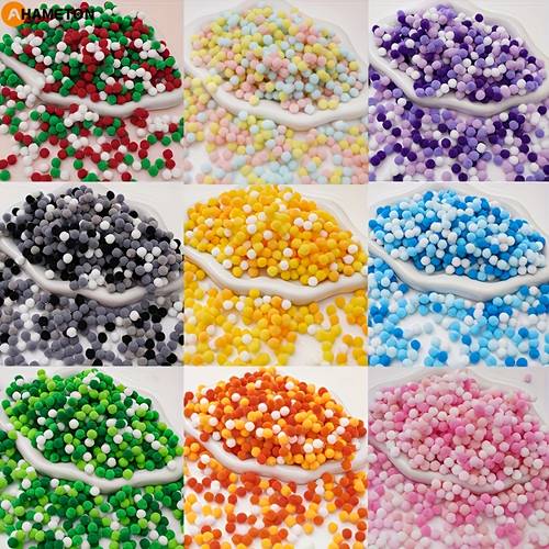 998pcs colorful pom pom balls bulk small fuzzy balls in 10 styles 0 39 sizes pom poms for crafts christmas valentines day wedding home decorations