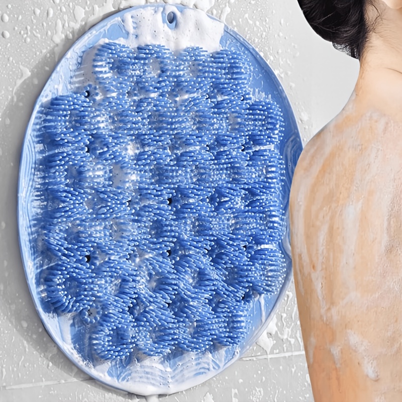 Random Color Wall-Mounted Back Scrubber for Shower Cleansing