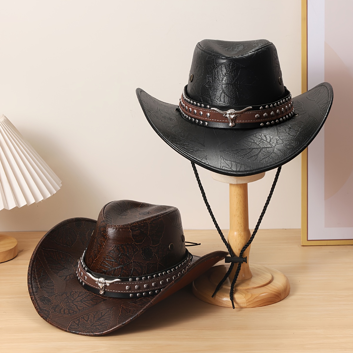 9pcs adult cowboy hat paisley bandanas heart shape fashion  display picture 1