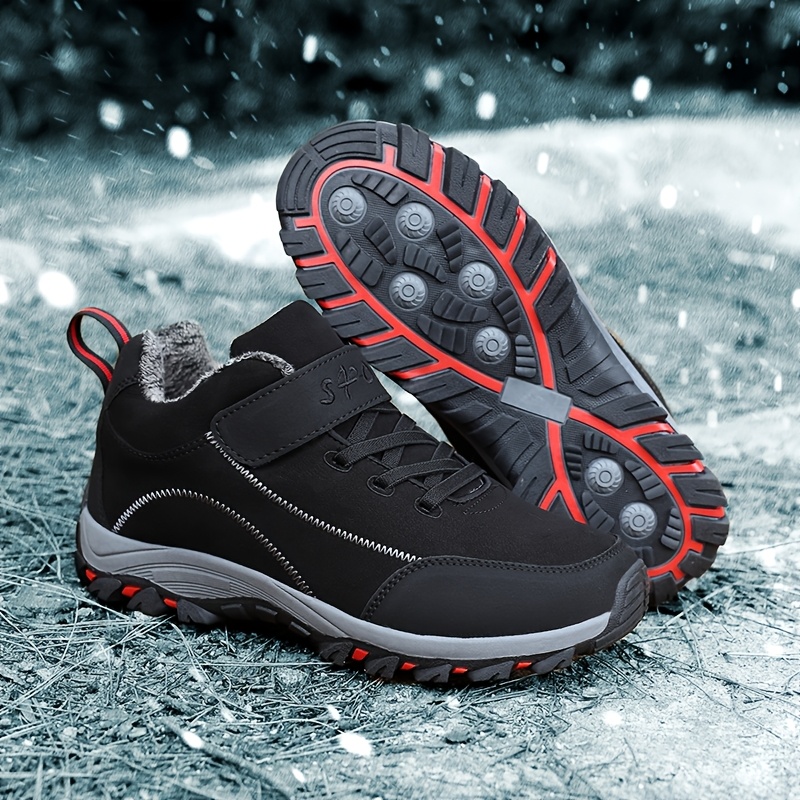 mens winter snow boots with plush non slip tpr sole heavy duty hiking ice traction large size 48 mens 16 warm ankle boots for ice climbing skiing outdoor activities   closure winter boots for men snow boots for men winter boots for women snow boots men bottes hiver homme mens snow boots winter clothes for men mens winter shoe mens winter clothes snow boots women men winter clothes bottes hiver hommes hiking boots for men winter Product details 2