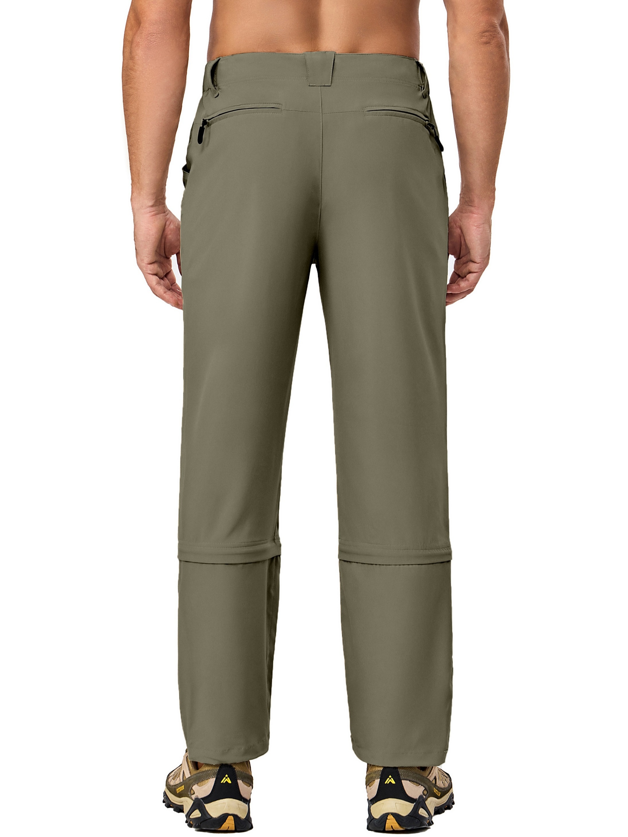 Men's Convertible Hiking Pants, Quick Dry Lightweight Zip Off Breathable Cargo Pants for Outdoor, Fishing, Safari,Temu