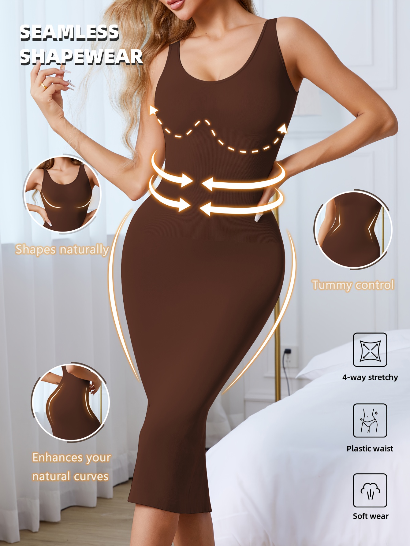 Women'S Body-Shaping Long Dress