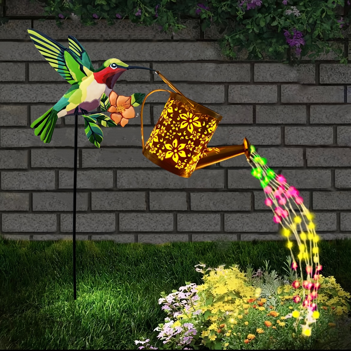 4 Solarleuchten In 7-Form Für Den Garten – IP65 Wasserdicht, Warmweißes LED-Licht Für Wege & Beete