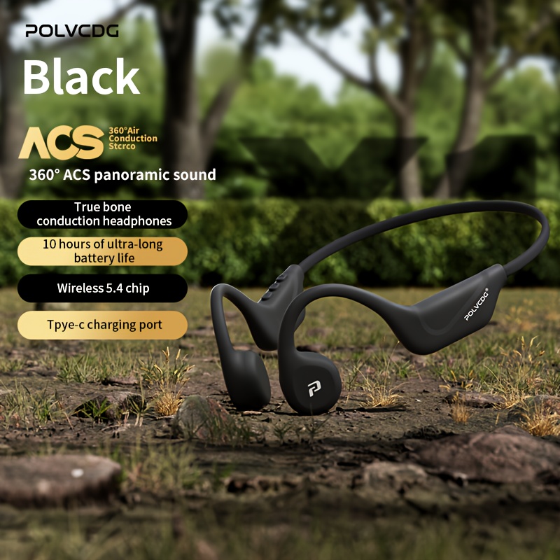 Image of Polvcdg Audio Conduction Sports Headset Ipx5, Long , , Signal Stability Suitable For Cycling And Hiking Sports