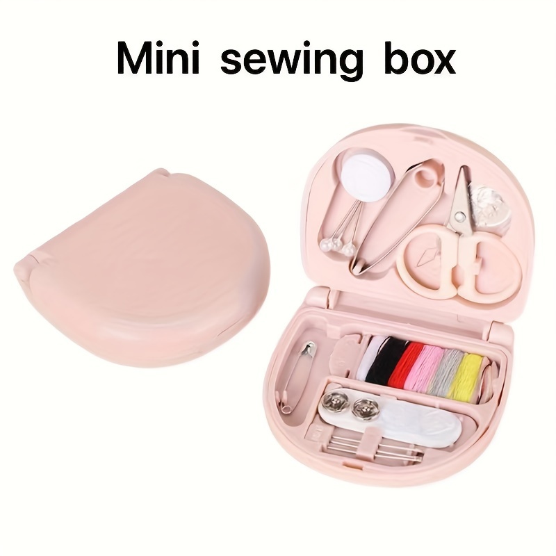 

1pc Portable Mini Sewing Kit, Household Style Convenient Sewing Kit, Small Sewing Tool Combination Set, For Diy Sewing & Home Use