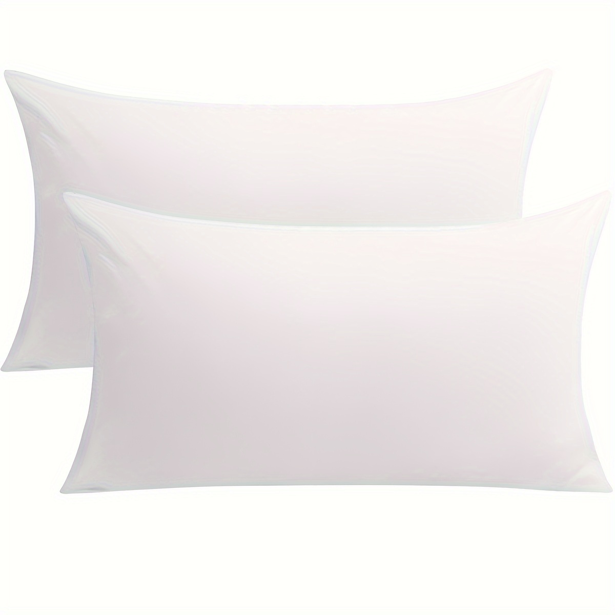 

2pcs Microfiber Pillowcases With Envelope Closure - Smooth, & Machine Washable For Bedroom , Cute Bedding