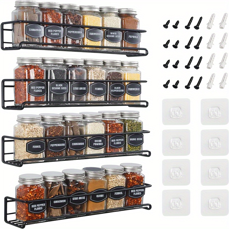 wall mount spice rack sold on Temu United States
