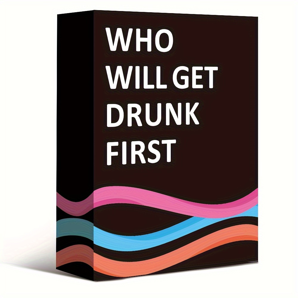 

1pc, Who Gets Drunk First, Adult Drinking Card Game, Party Entertainment Supplies, Christmas, Thanksgiving, Fun Holiday Gifts, Perfect For Game Night |size: 3.54in X 2.56in|