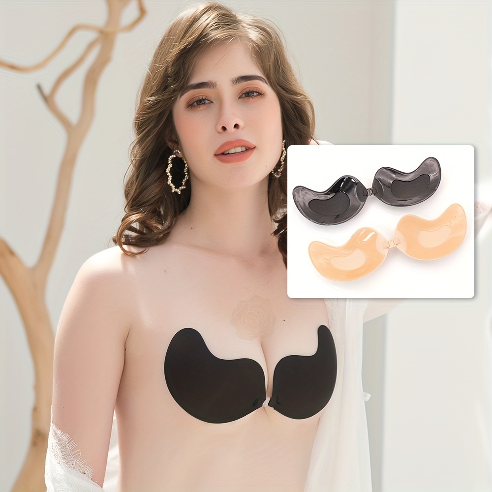 Tie Front Silicone Nipple Pasties Push Lift Invisible - Temu