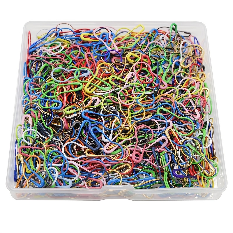 Image of 600pcs/box Hoist Safety Pin, 22mm Gourd Quilting Sewing Needle For Garment Making, Home Office Use, Art Making, Sewing, Jewelry Making