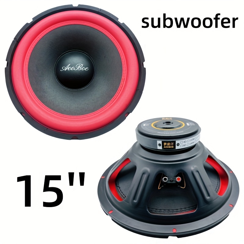 Car High Sound Home Theater Subwoofer Ohm High Power /black Temu