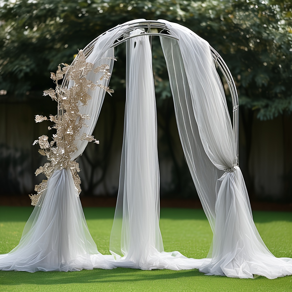 TEMU 1 pieza de tela de tul blanca extra larga - Decoración flexible, ideal para , y decoraciones de , para crear arreglos florales exuberantes y