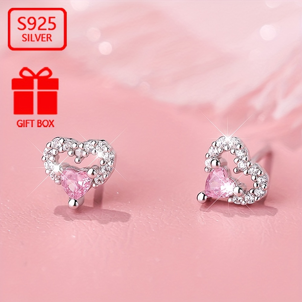 

Vana 2pcs Set -shaped For - 925 Silvery Zirconia, Hypoallergenic & For