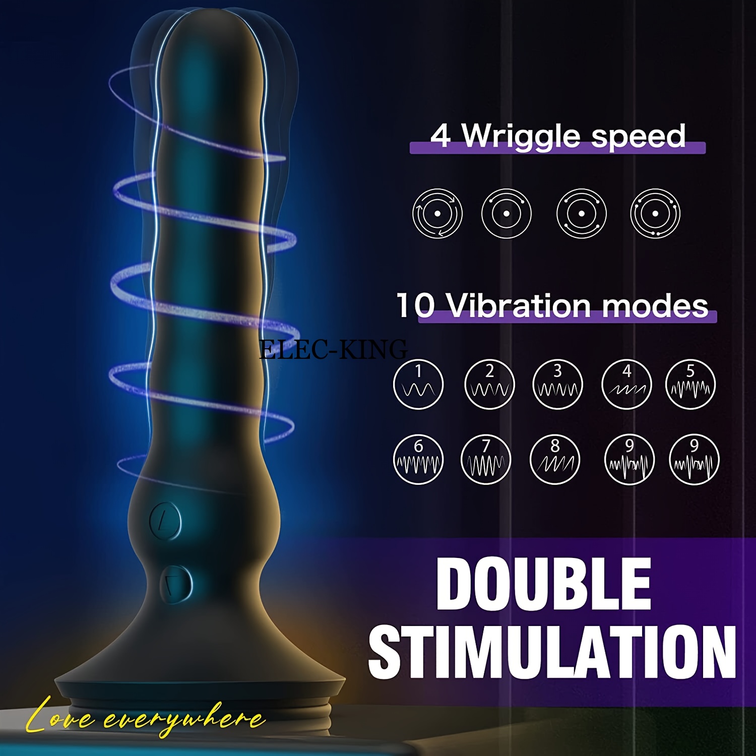 polyurethane condoms non lubricated Erotic Anal Plug Vibrator With Remote Control / Male Prostate Massager
