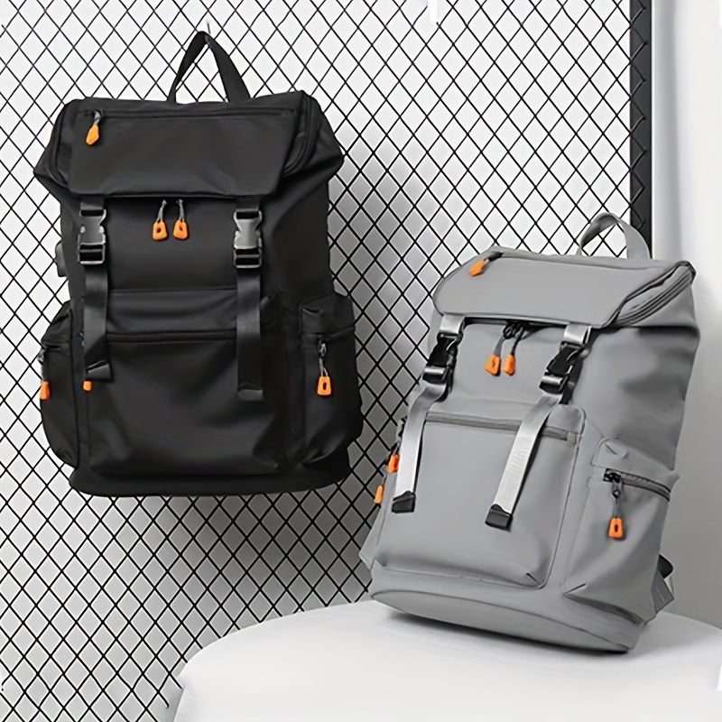 Backpack, Men's Business, Large Capacity, High-end Computer Backpack, Versatile Backpack for Middle and High School Students, Backpack