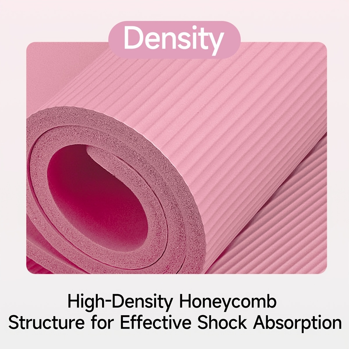 81cm Widened NBR High-Density Shock-Absorbing Yoga Mat