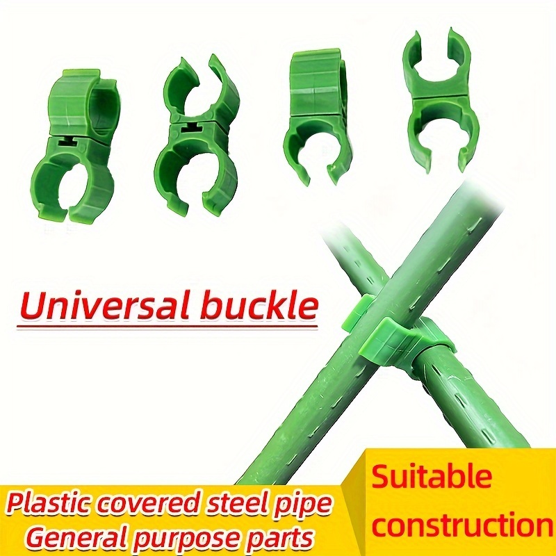 

360° Rotating - Adjustable Plastic Garden Clamp - And For Plant Supports