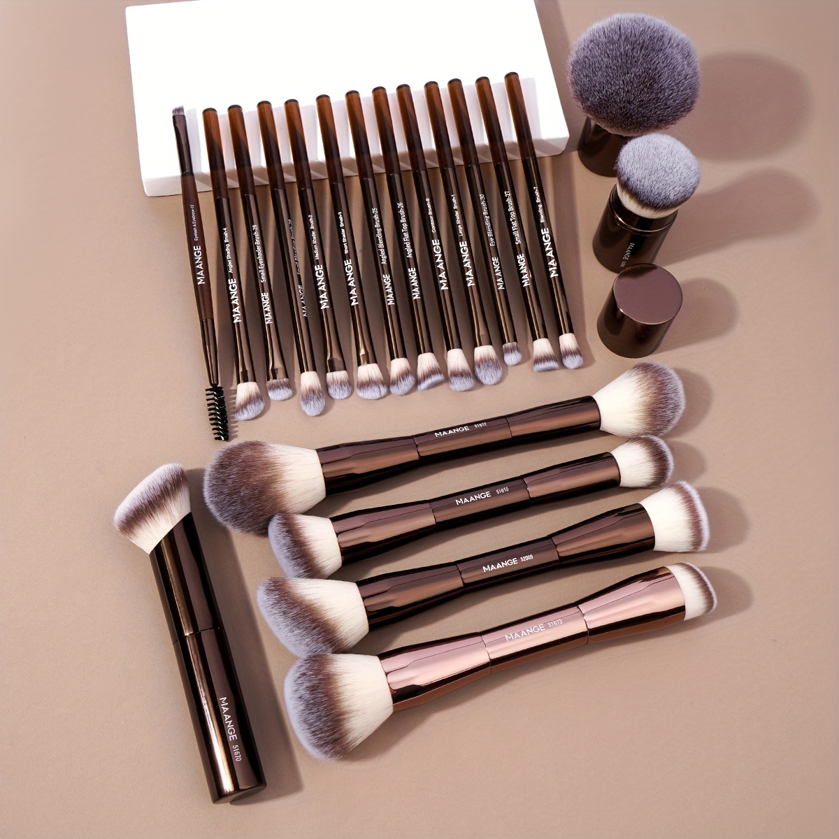 Professionelles Augen-Make-up-Set – Augenbrauenpinsel & Wimpernkamm (2-teilig) – Für Präzises Styling