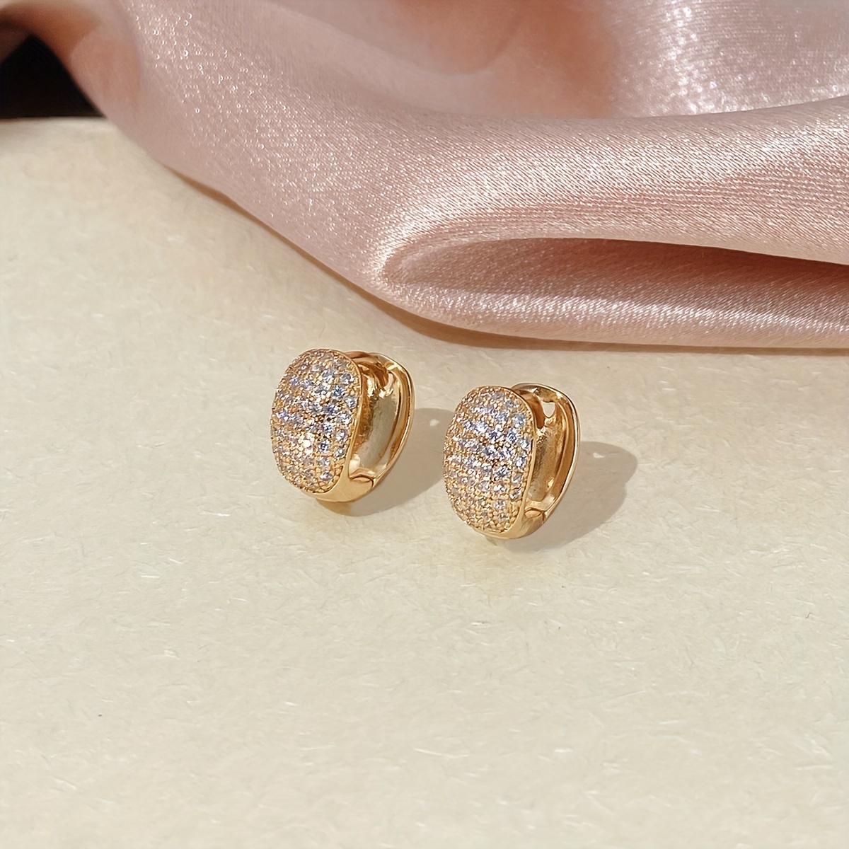 E-shop 1 Ohrring-Set, Ästhetische Sternennacht Micro-Pave Cubic Zirkonia, Elegante Temperament Mode Einfache -Frauenohrringe