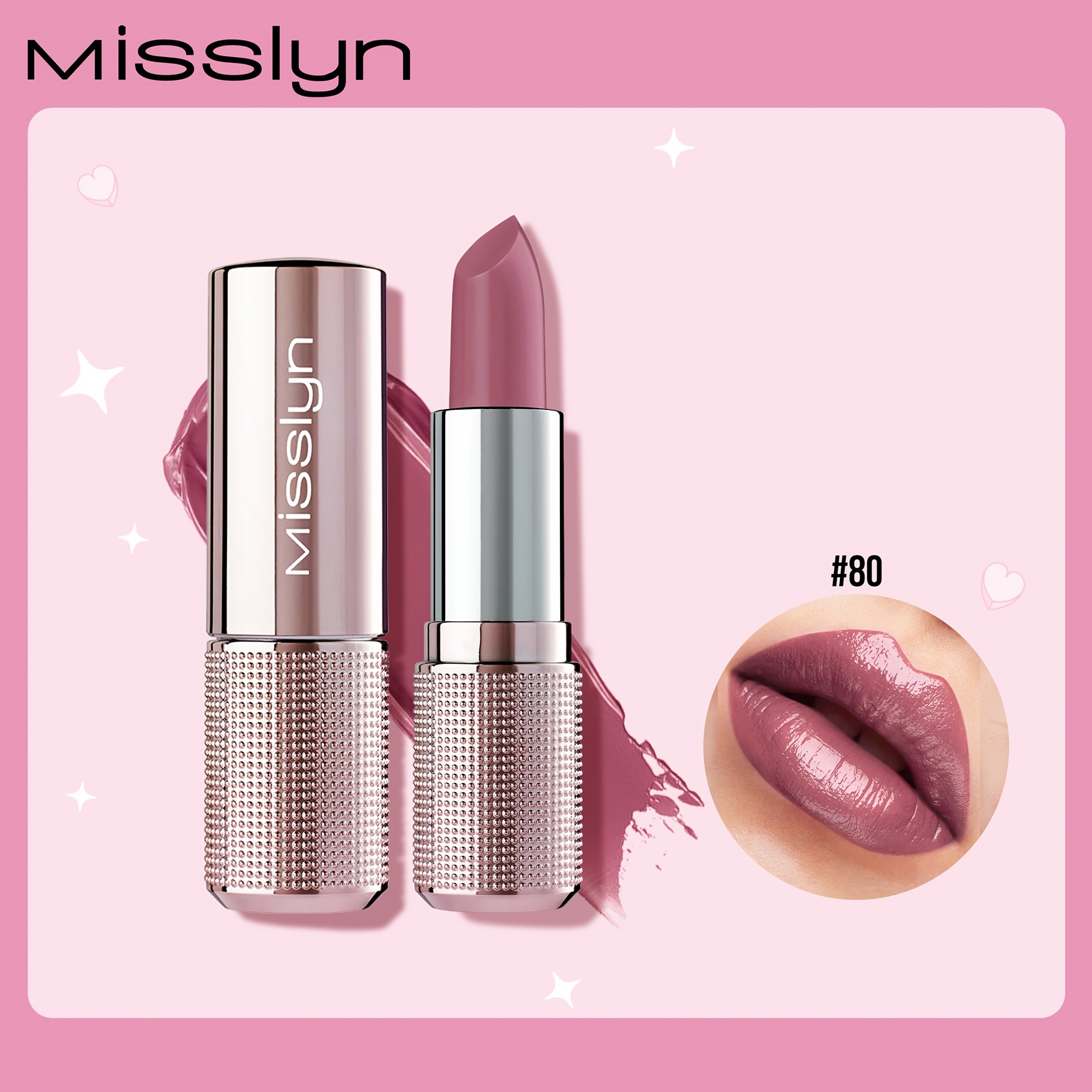 CREAM CRUSH LIPSTICK, Cream Effect, Matte, High Color Rendering, Moisturizing, Stain Resistant, Long-lasting, Portable, Party, Camping, Outdoors, Traveling, Gifts, Daily, Valentine's Day, Mother's Day, Back to School Essentials, Halloween, Christmas