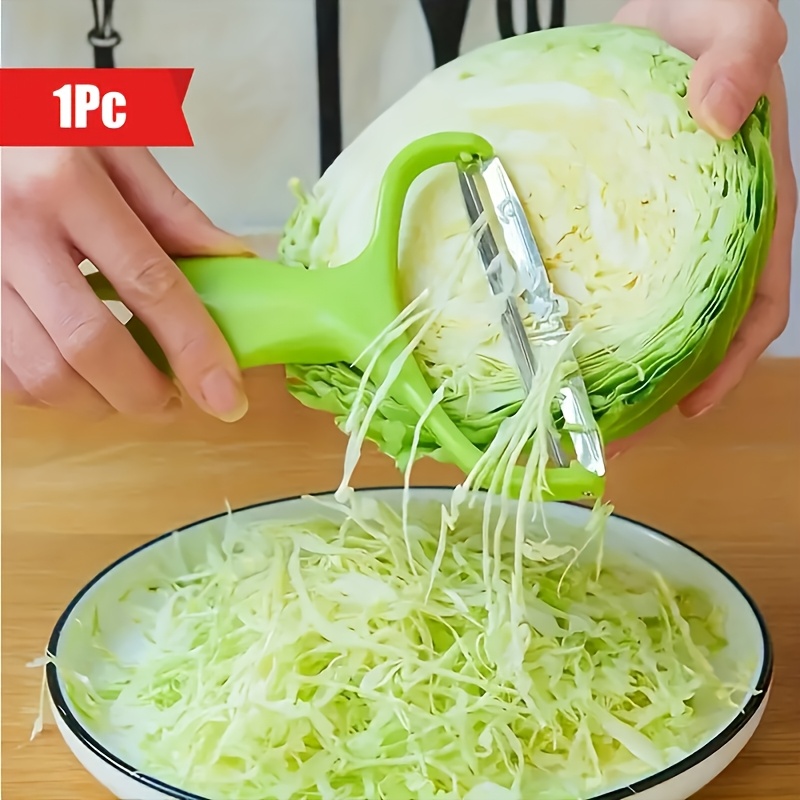 TEMU Versatile, Big Cabbage Grater & Slicer - Safe Vegetable Chopper For Purple Cabbage And Lettuce - Peeling Knife