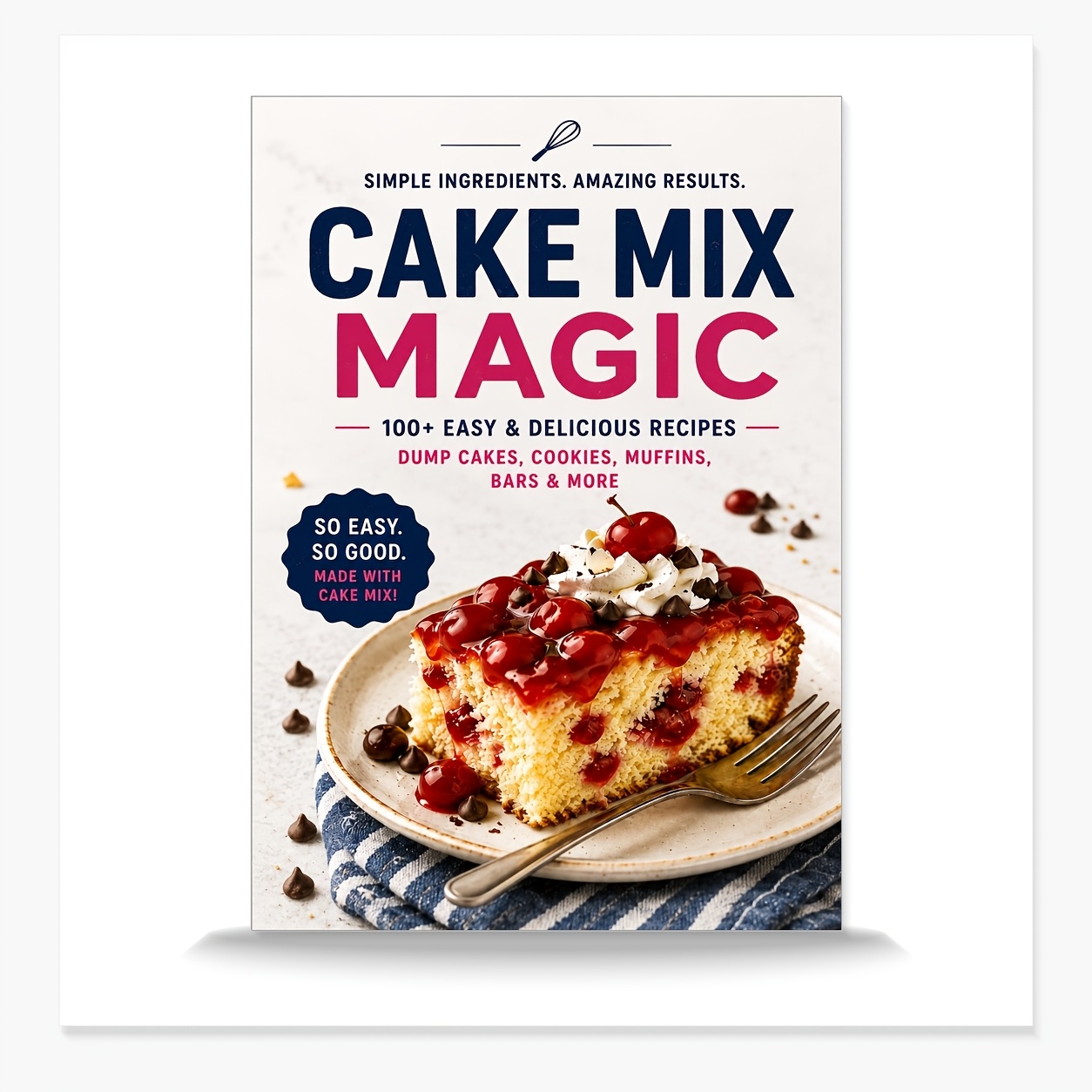 TEMU Ingrédients simples, résultats incroyables ! La magie du mélange pour gâteaux. Plus de 100 recettes faciles et délicieuses, comprenant des