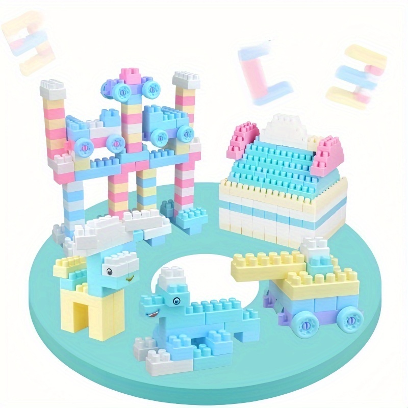 Macaron Colors Building Blocks Toy for Brain Development
