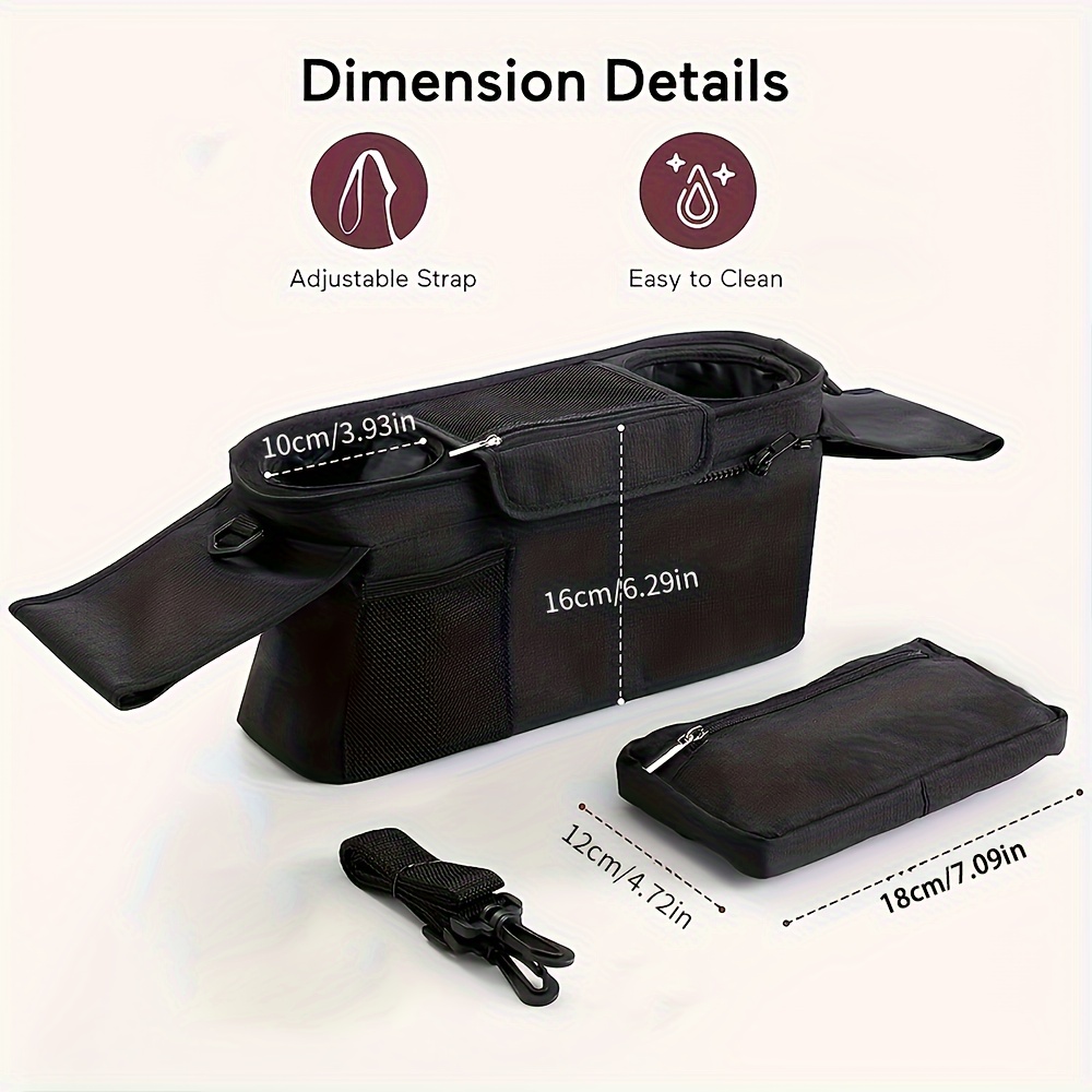 Multifunctional Stroller Hanging Storage Bag