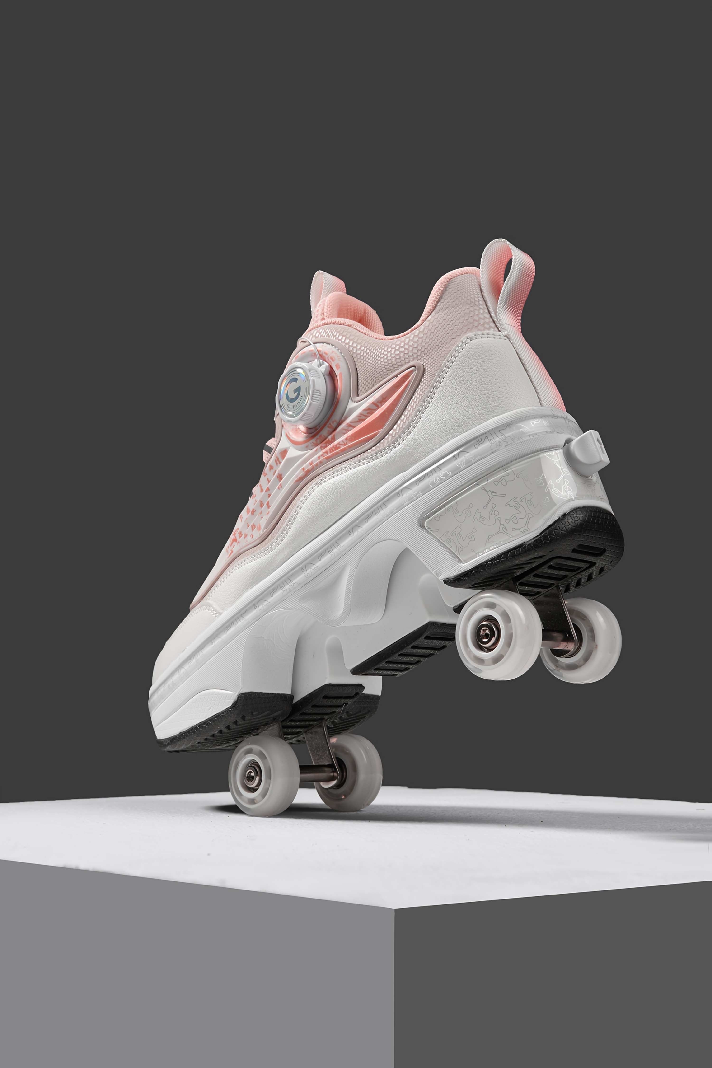 Unisex Transformable Shoes, Dual-Row Walking Shoes, Adult Parent-  Skateboarding Neutral Roller Skates Sliding Dual-Use Roller Skates, Dry  Ice