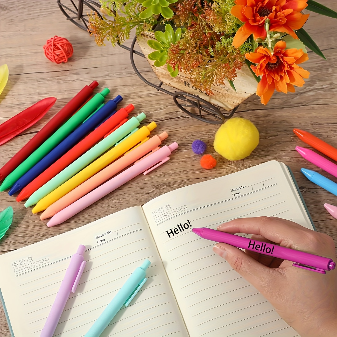 60pcs set of customized inspirational macaron ballpoint pens black ink cartridge   used as back to   christmas and     gifts company slogan customization corporate giveaways inspirational presents stylish ballpoint pens   pens retractable mechanism durable construction inspirational pens promotional pens event planners gift sh Product details 4