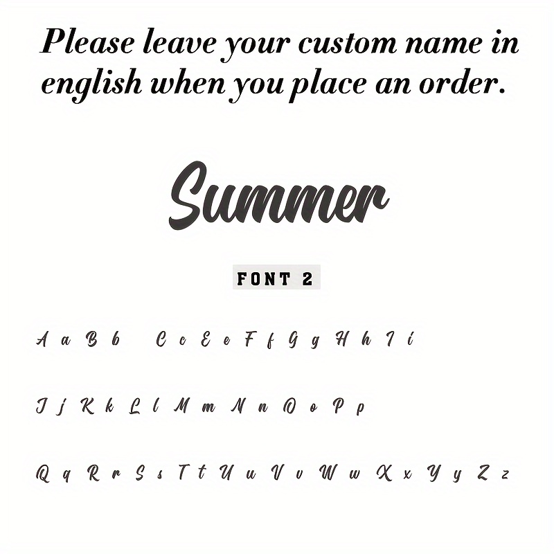 TEMU 1pc Personalized Name Necklace - Custom Jewelry With 5 Font Styles (e.g. Cursive, ) - Elegant For - Perfect Birthday, Anniversary, Wedding,