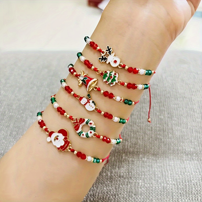 

6- Bracelets For Men And Women, Christmas And , For Parties And Vacations, Accessories