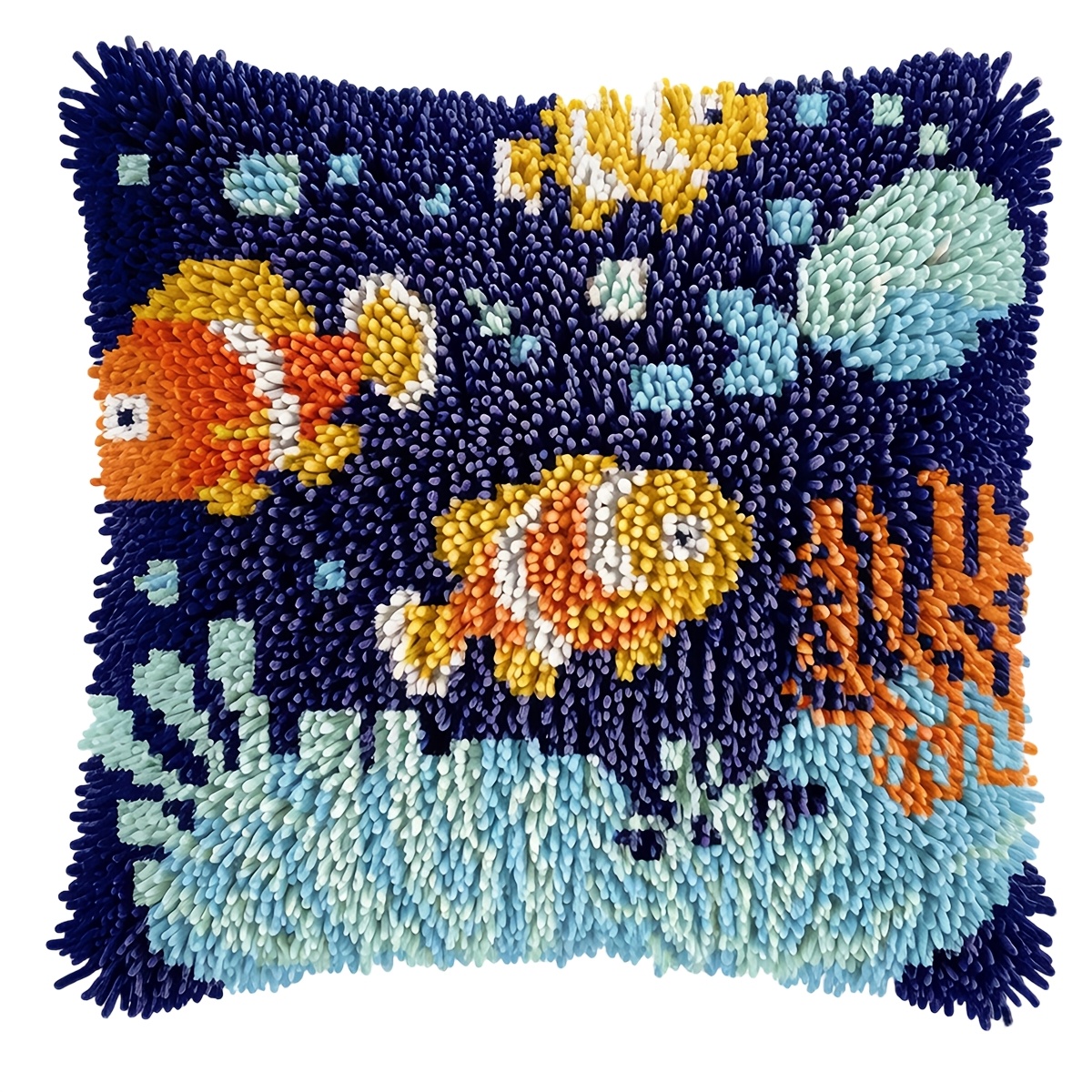 Under The Sea Little Fish Theme Hook Lock Kit, Printed Canvas Tapestry
