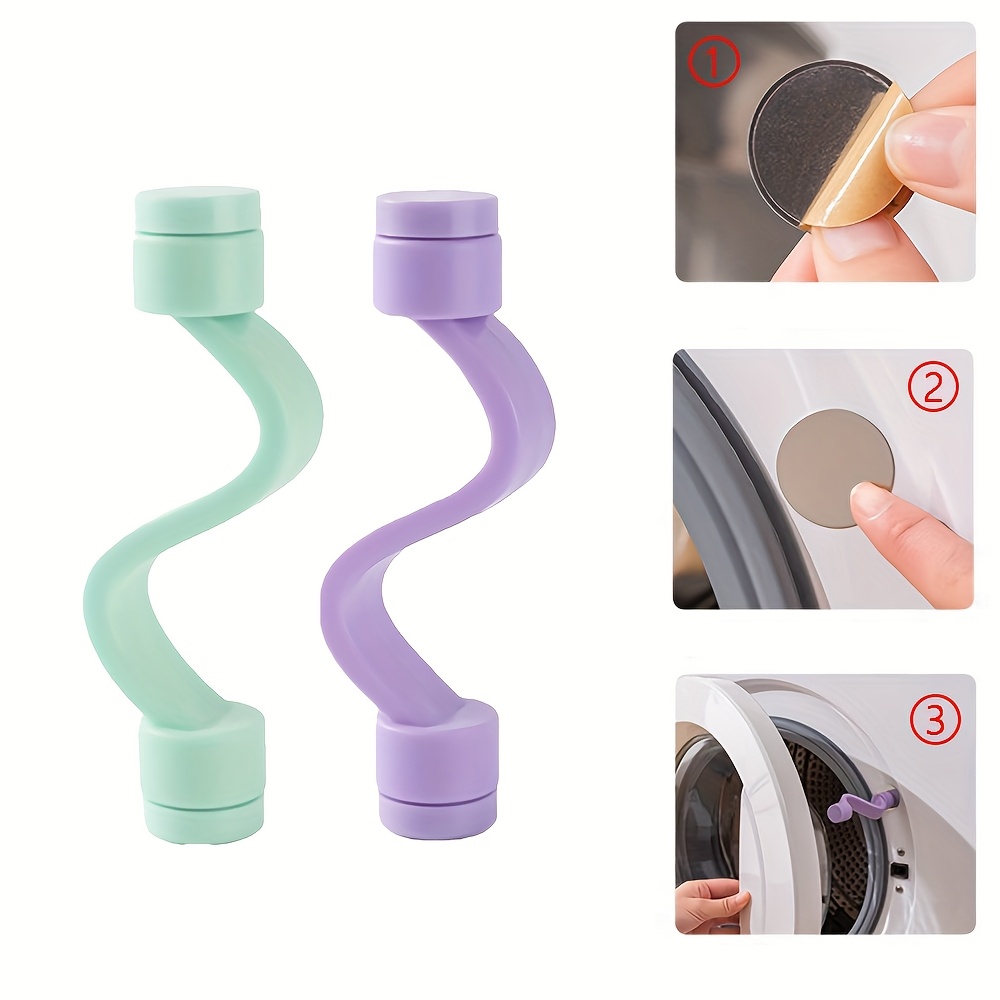 

1pc Magnetic For Washing Machines - Anti-collision, Odor & Mold Prevention, No Battery Needed