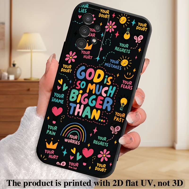 TEMU Phone Case: 2d Flat Matte Soft Phone Case For For Galaxy A04 A04s A05 A05s A06 A07 A13 A14 A15 A16 A17 A22 A23 A24 A25 A26 A32 A33 A34 A35 A36