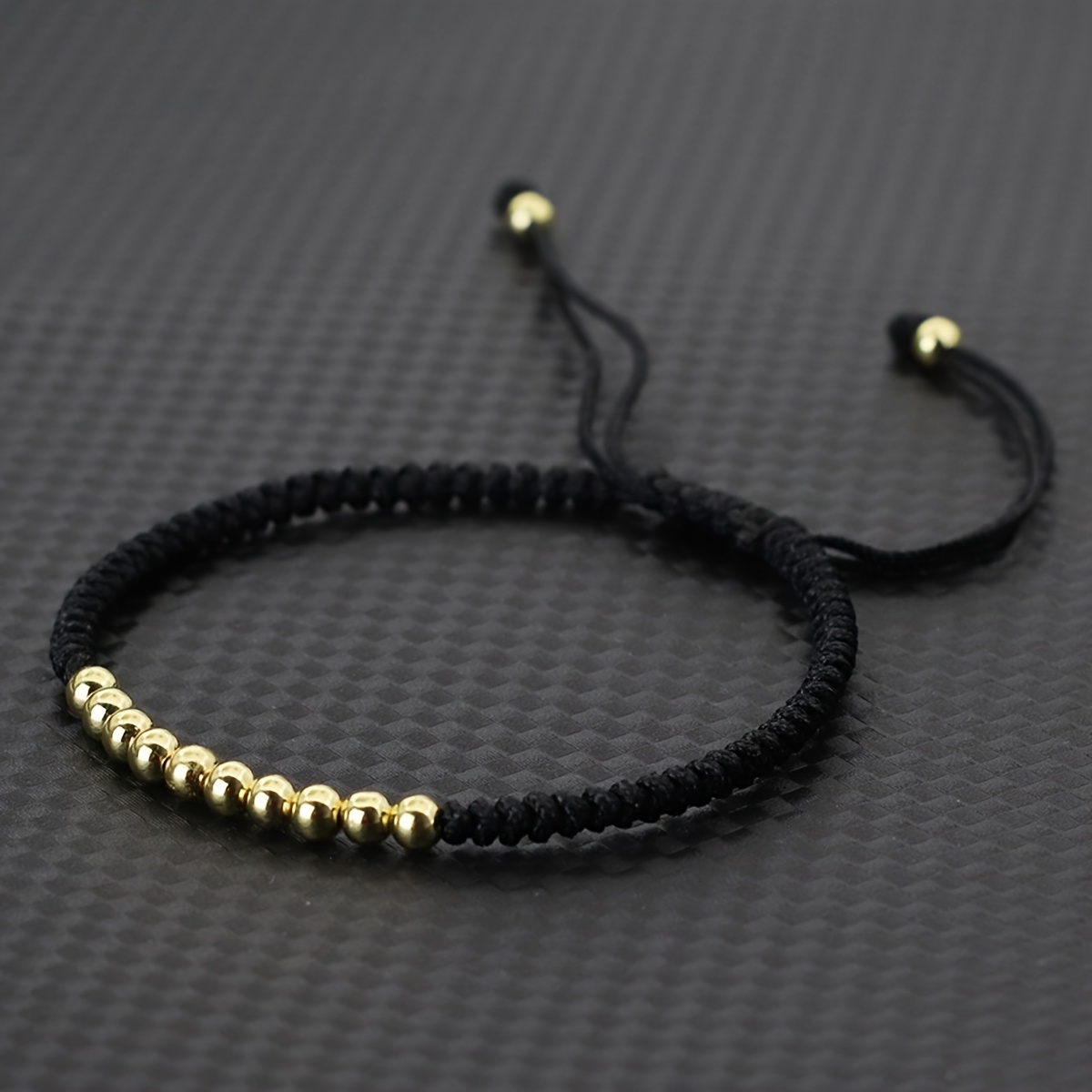 Nylon Red Adjustable String Bracelet, Good Luck Charm Bangle