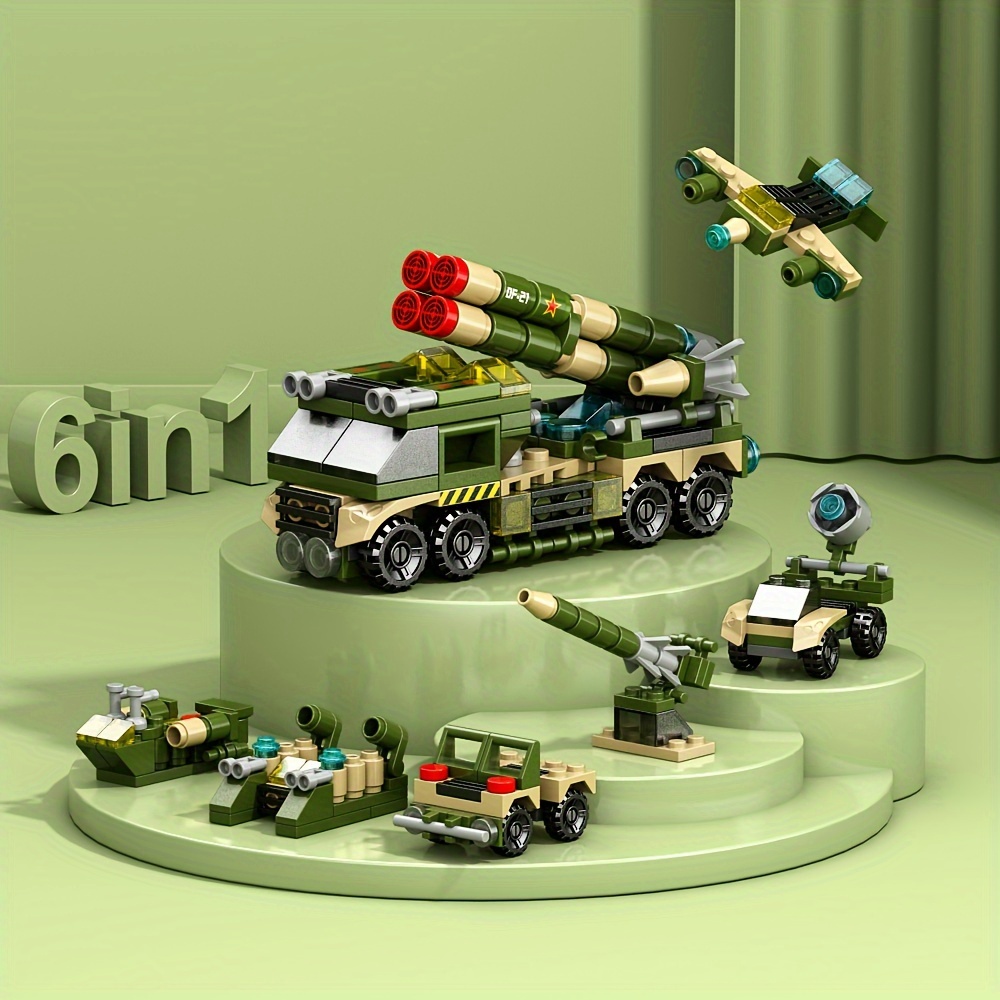 LELE KARDEŞ 6'lı Füze Atar Model Kiti: Birden Fazla Roketli Oyuncak Araç, 6-8 Yaş Aralığı İçin Uygundur, Diğer Plastik Malzemeden Yapılmıştır, Model Montajı ve Koleksiyon İçin Harika