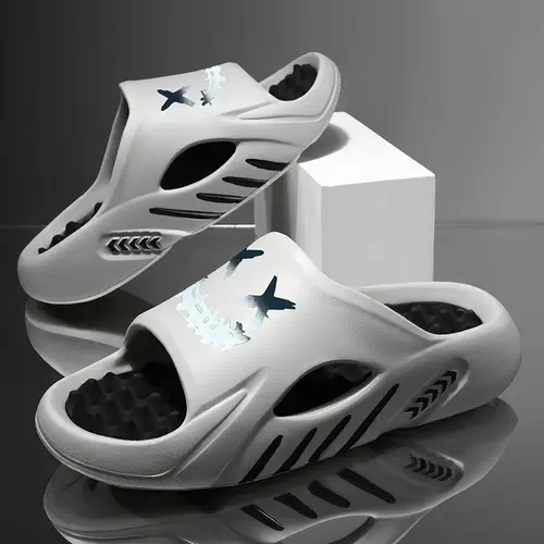 mens bathroom slippers non slip shower shoes at home