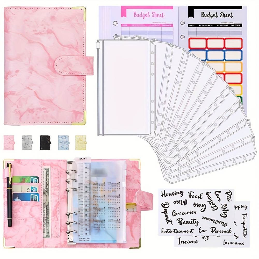 

1pc Texture , , - , , - Budgeting Organizer For Adults