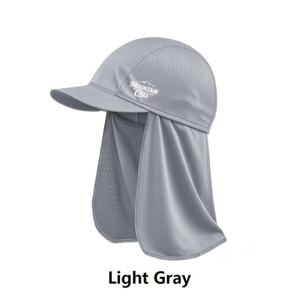 TEMU Men's Cycling , Brimmed Style, Breathable Thin Elastic Quick-dry Moisture-wicking Fabric, Liner Hat, Cycling Hat, Suitable For Running, Fishing,
