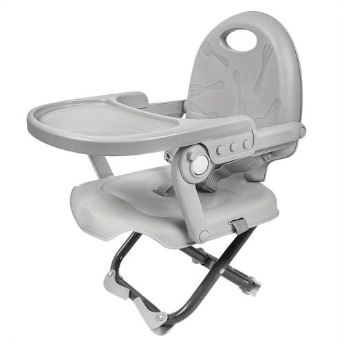 booster seat foldable booster seat with tray portable travel dining chair dining chair suitable for indoor and picnic play