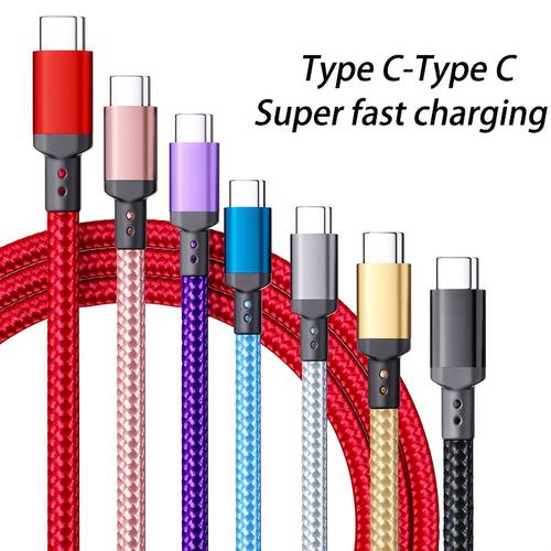 Fast Charging with PD60W Support, High-Speed Data Transfer, Type C to Type C Data Cable, Compatible with Devices Like Samsung, Iphone 15, 16 Macbook, Oneplus, And Xiaomi