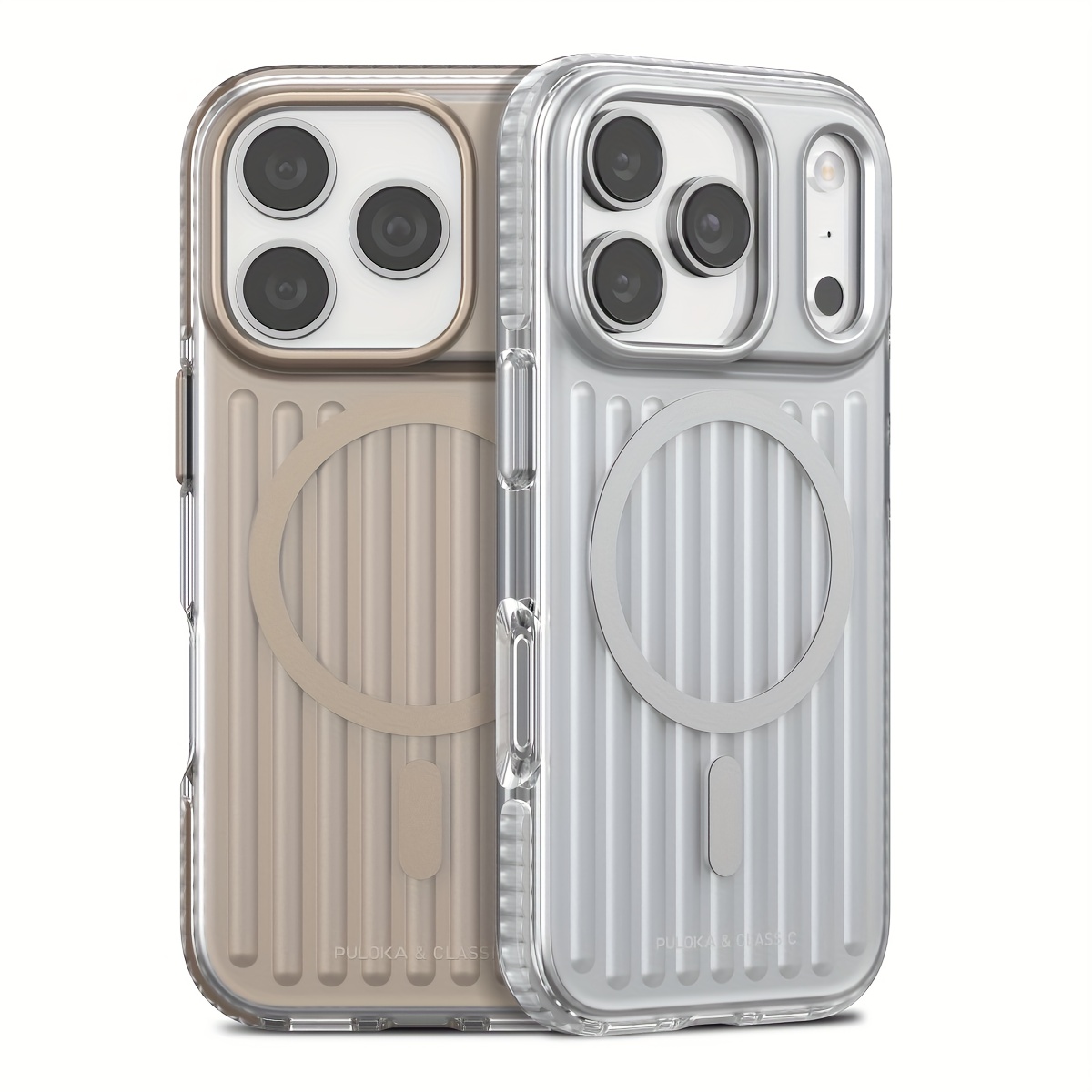 Phone Case - High Quality Transparent Magnetic Phone Charger Case for  Iphone 17 Pro Max/17 Air/17 Pro/17-Shockproof Phone Case Built-In Plating