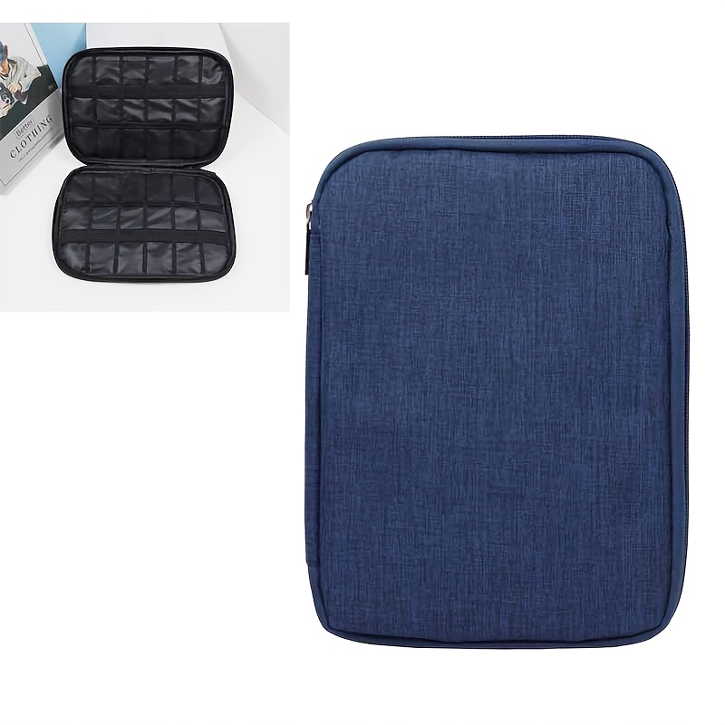 TEMU Étui de Rangement Organisateur de Bagages pour Bracelets de Montre - Design Compact Idéal pour le Rangement en Voyage. Comprend 12 Boucles
