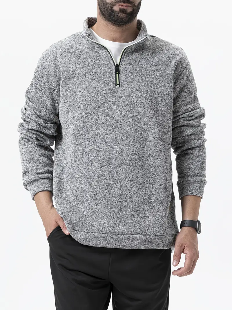 sudaderas forro hombre cuello media Temu Ecuador