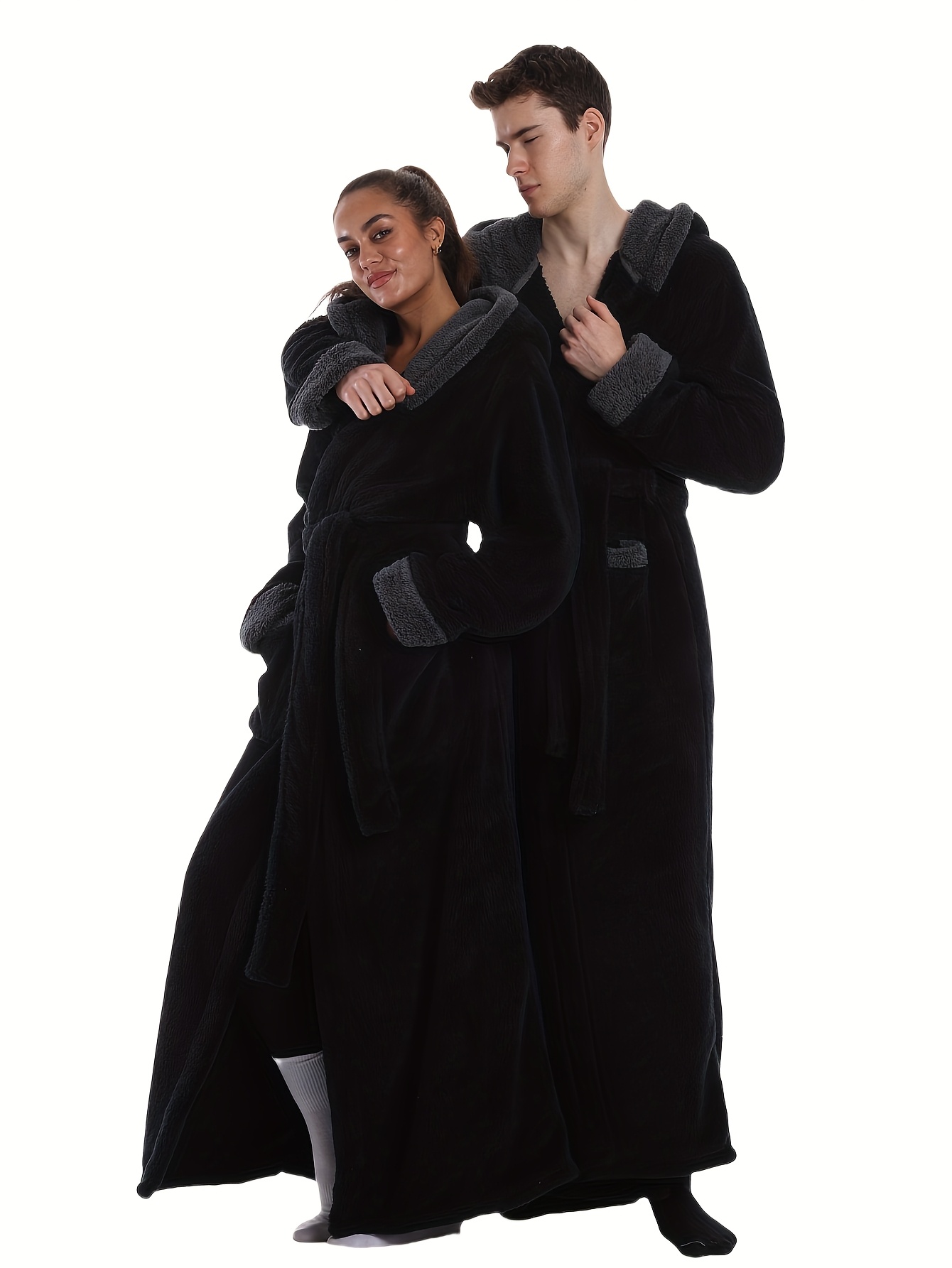 womens novelty dressing gowns loose thickened plush large - Temu
