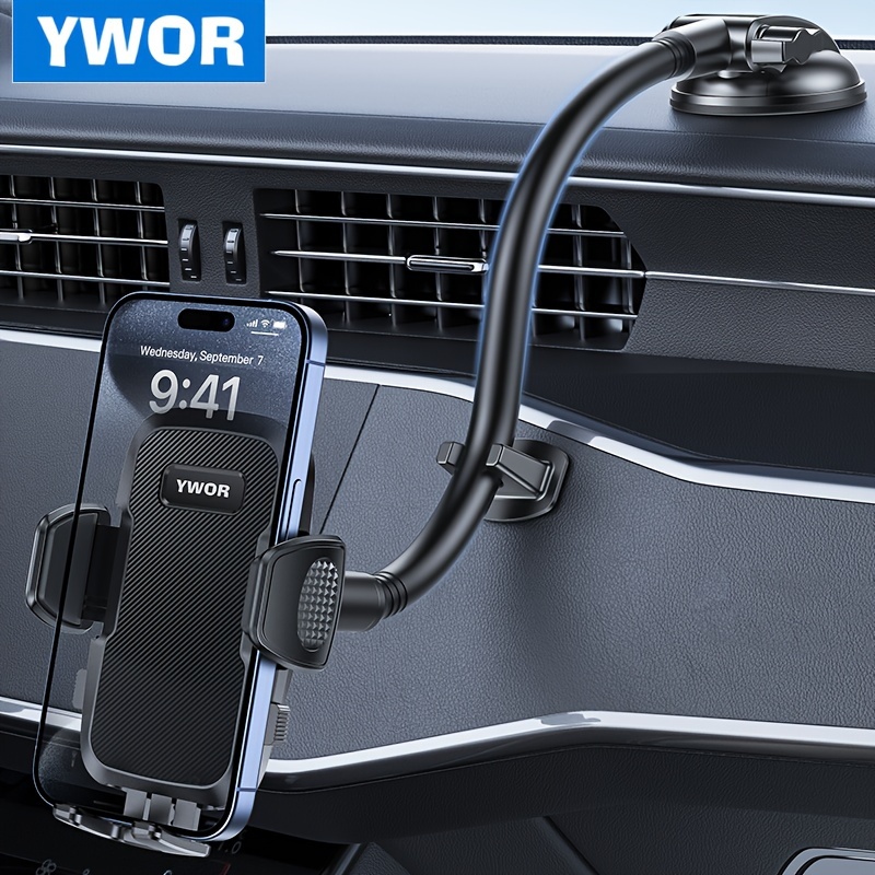 

Car Phone [ Long Arm] Phone For Car Windshield [ Suction Cup] Phone Car For Iphone For Smartphone