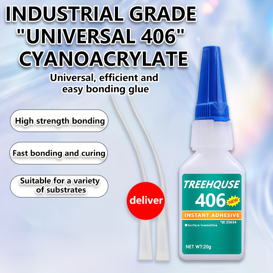 Treehquse 406/460 Instant Adhesive Cyanoacrylate Glue, Waterproof
