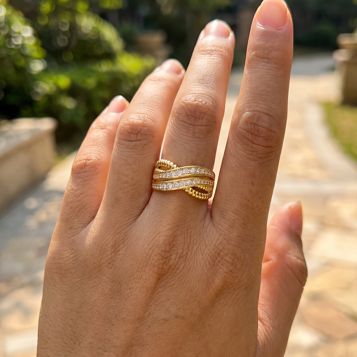 Women's Sleekly Designed Elegant Ring, Perfect for All Seasons